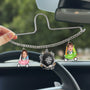 8277GFR2 charmes de voiture personnalisees avec photo conduis prudemment maman papa 8277gsyab