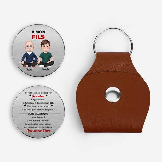 8304AFR1 calin de poche personnalise_ fais de ton mieux cadeau pour fille fils 8304aj
