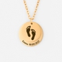 8317JFR1 collier personnalise avec prenom bebe et nouveau ne cadeau future maman 8317j