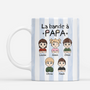 8322MFR1 mug personnalise prenom enfant la bande a papa maman 8322mtx5b