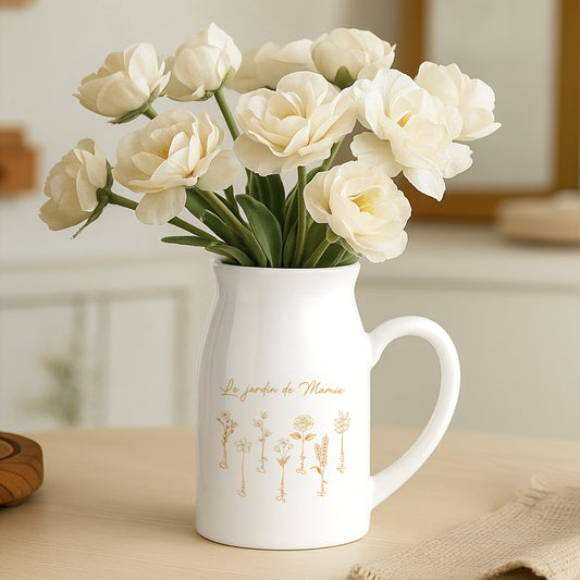 8323OFR2 vase personnalise prenom enfant le jardin de mamie maman 8323oty5a