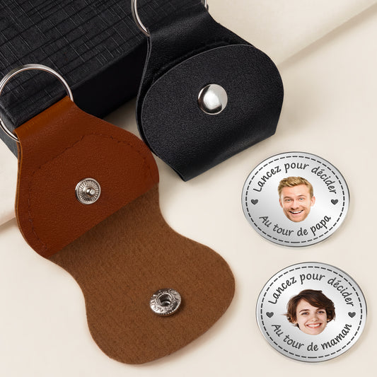 8355AFR2 calin de poche personnalise photo lancez pour decider tour de maman ou papa 8355ajspag