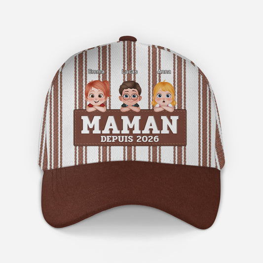 8369JFR1 casquette imprime personnalise cadeau pour papa et maman 8369j 2