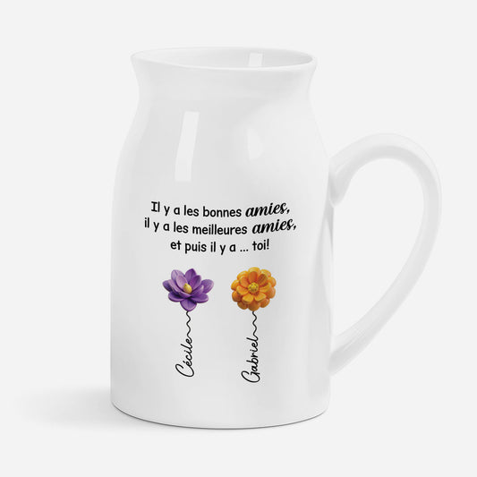8378OFR1 effet dimpression 3d vase ceramique personnalise avec fleur_ cadeau meilleure amie 8378ocv5a_1