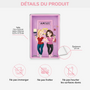 8418RFR3 effet dimpression 3d plaque en acrylique rectangulaire personnalisee cadeau meilleure amie 8418rcecf