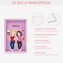 8418RFR4 effet dimpression 3d plaque en acrylique rectangulaire personnalisee cadeau meilleure amie 8418rcecf