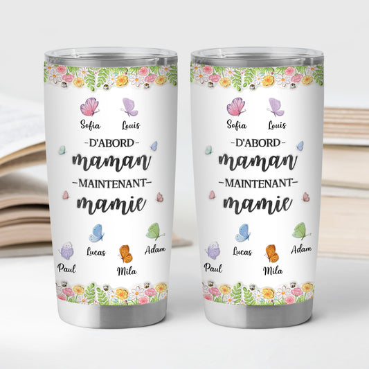 8457TFR2 effet dimpression 3d mug isotherme personnalise 590ml avec dessin dabord maman ensuite mamie 8457t8pca