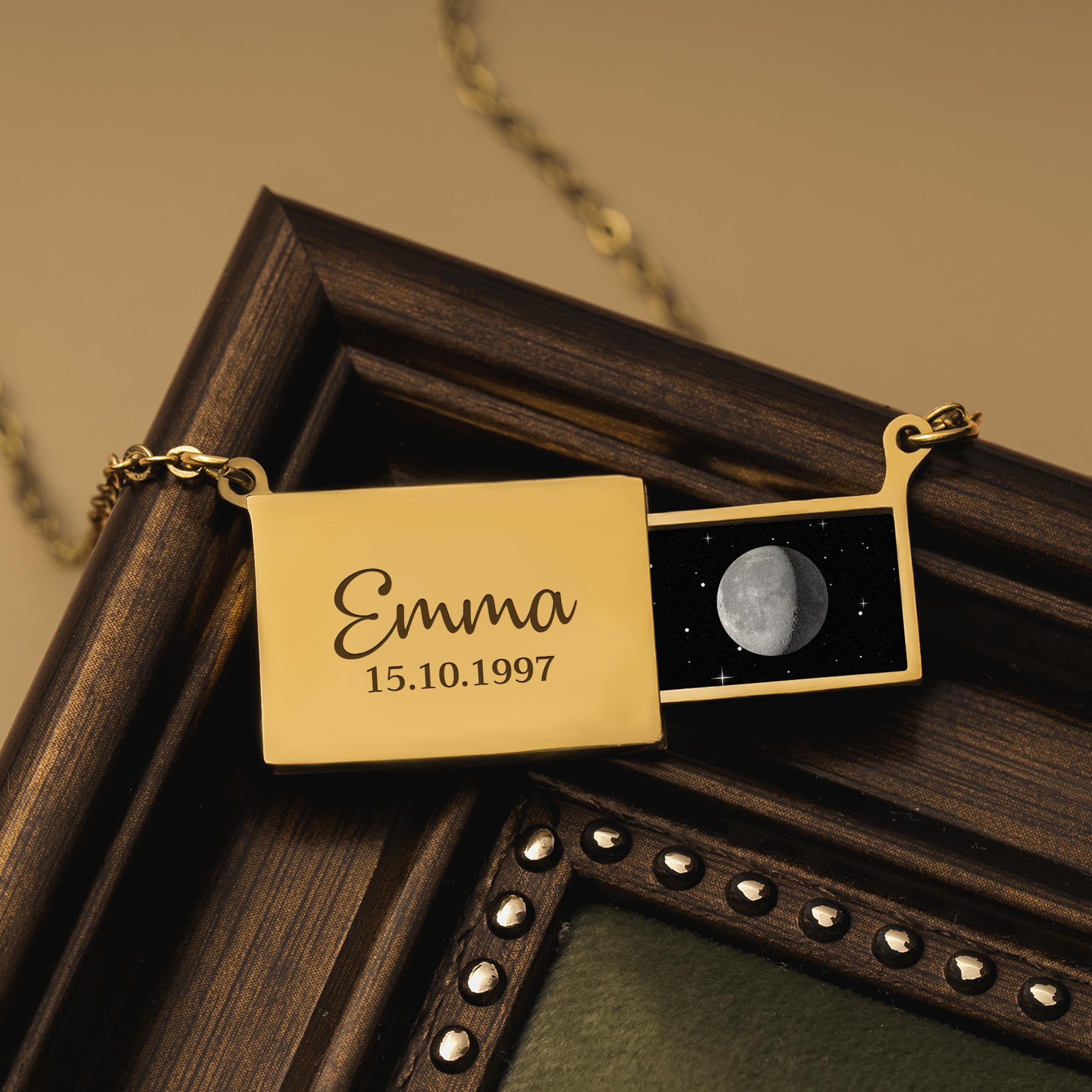 8471JFR2 collier avec photo personnalise_ femme cadeau anniversaire phase de la lune 8471j8f5a