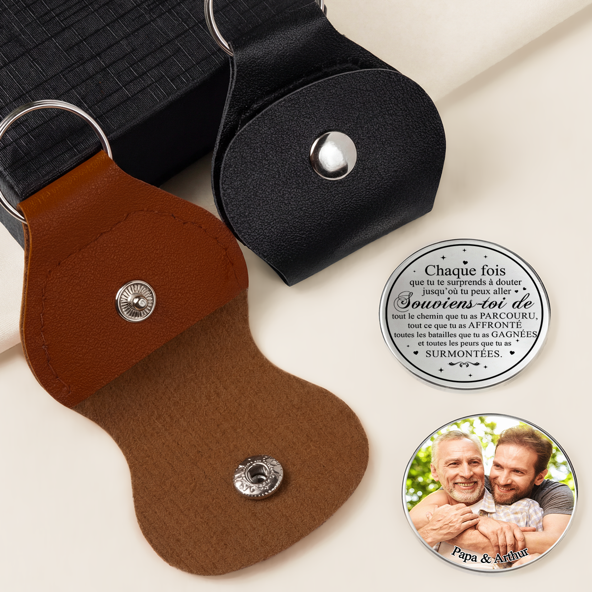 8506AFR2 calin de poche personnalise photo cadeau pour ma fille mon fils 8506aj8qba