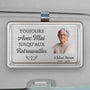 8511GFR1 clip pare soleil voiture personnalise photo commemorative papa maman avec moi 8511gtlwa