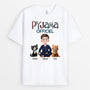 8517AFR1 pyjama officiel avec chat tee shirt personnalise chat 8517atqld