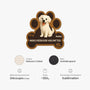 8545AFR4 paillasson chien personnalise a forme originale essuyez vos pattes 8545ad8hbc