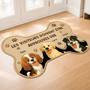 8546AFR2 paillasson chien personnalise a forme originale visiteurs approuves par chiens 8546ad8ezc
