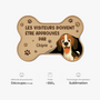 8546AFR4 paillasson chien personnalise a forme originale visiteurs approuves par chiens 8546ad8ezc
