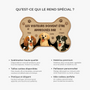 8546AFR6 paillasson chien personnalise a forme originale visiteurs approuves par chiens 8546ad8ezc