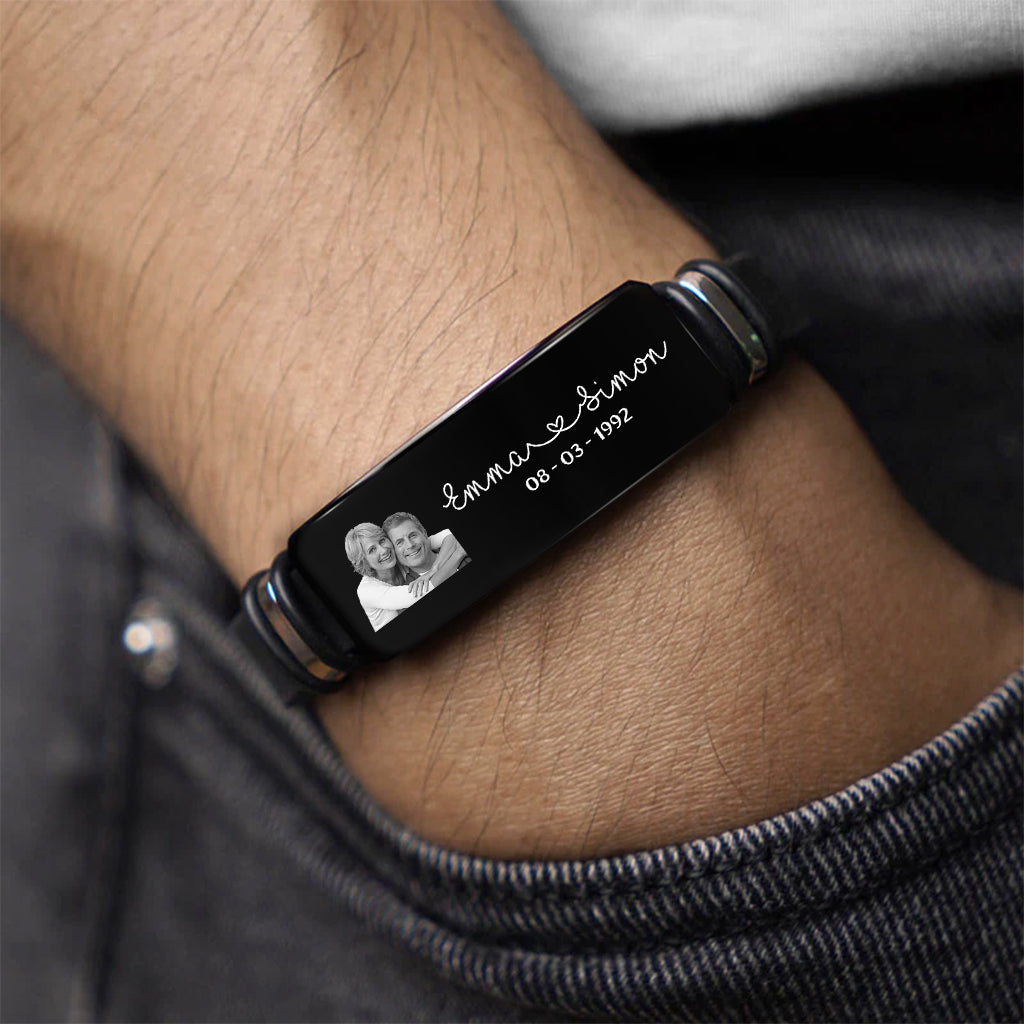8552JFR2 bracelet couple personnalisable toi et moi ensemble depuis 8552jnp5g