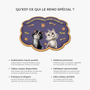 8558AFR1 paillasson chat personnalise a forme decoupee chat pourri gate 8558adavrd_6