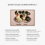 8565AFR6 effet dimpression 3d paillasson personnalise chien a forme decoupee patte de chien 8565adsfnc
