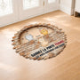 8567AFR2 effet dimpression 3d paillasson personnalise chat a forme decoupee chat prepare son evasion 8567adsmd