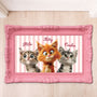 8596AFR1 effet dimpression 3d paillasson chat personnalise a forme originale photo de mon chat 8596adckld