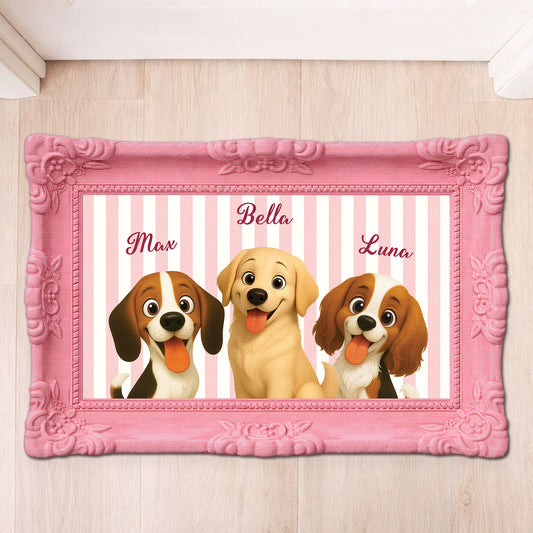 8596AFR1 effet dimpression 3d paillasson chien personnalise a forme originale photo de mon chien 8596adcklc
