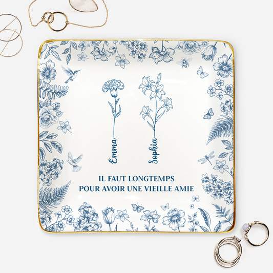 85992FR1 coupelle bijoux ceramique_ personnalisee toile bleue avoir une vieille amie 85992_6a4c92a7 eca6 4066 bb0f 27ef3cea584d