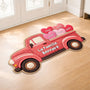 8608AFR2 effet dimpression 3d paillasson personnalise famille a forme originale coeur de famille 8608adneli