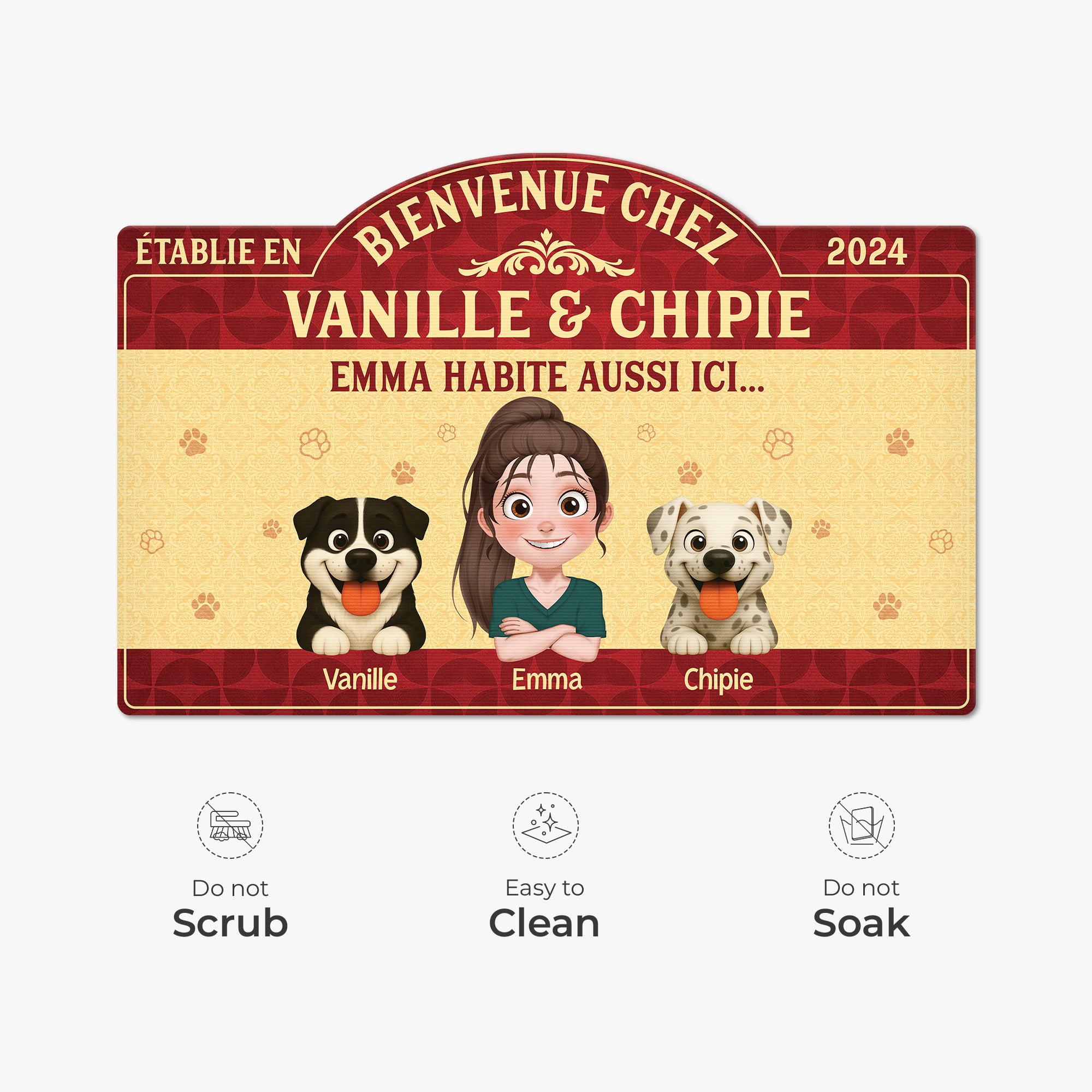 8609AFR1 paillasson chien personnalise a forme decoupee maison de chien 8609adavmc_6