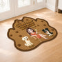 8616AFR2 paillasson personnalise chien a forme originale esperer que tu aimes les poils 8616adayrc