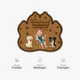 8616AFR5 paillasson personnalise chien a forme originale esperer que tu aimes les poils 8616adayrc