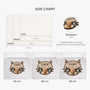 8626AFR3 paillasson chat personnalise a forme originale nous gouvernons la maison 8626ad8yrd