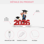 8634LFR3 lightbox personnalisable cadeau remise de diplome femme_ homme 8634m