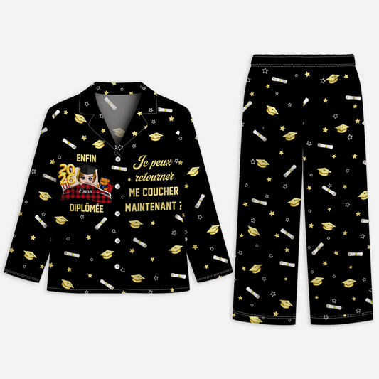 8636VFR1 pyjama personnalise cadeau diplome femme homme 8636v6kma