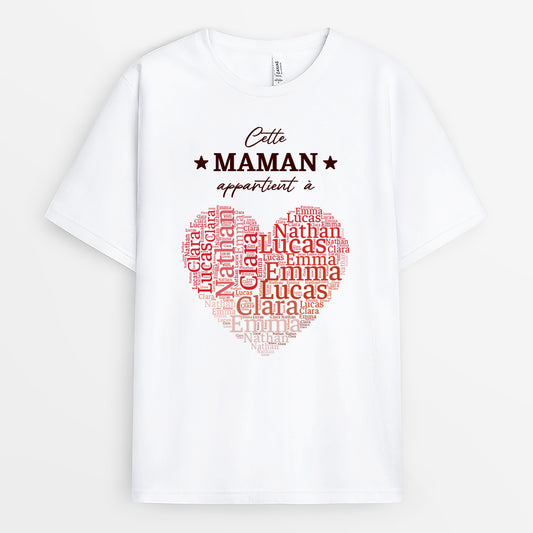 8643AFR1 tee shirt personnalise famille avec prenom maman papa mamie papy appartient a 8643a6p5a