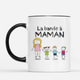 8644MFR2 mug personnalise famille avec dessin la bande a papa maman 8644m8y5b