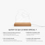8675LFR5 effet dimpression 3d on taime maman mamie cane veilleuse led personnalisee 8675lcyra