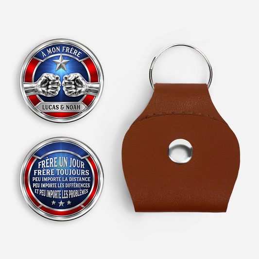 8699AFR1 effet dimpression 3d calin de poche personnalise cadeau pour mon frere mon ami pour toujours 8699aj