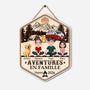 8700QFR1 plaque bois personnalisee couple amoureux du camping aventures en famille 8700qtysi
