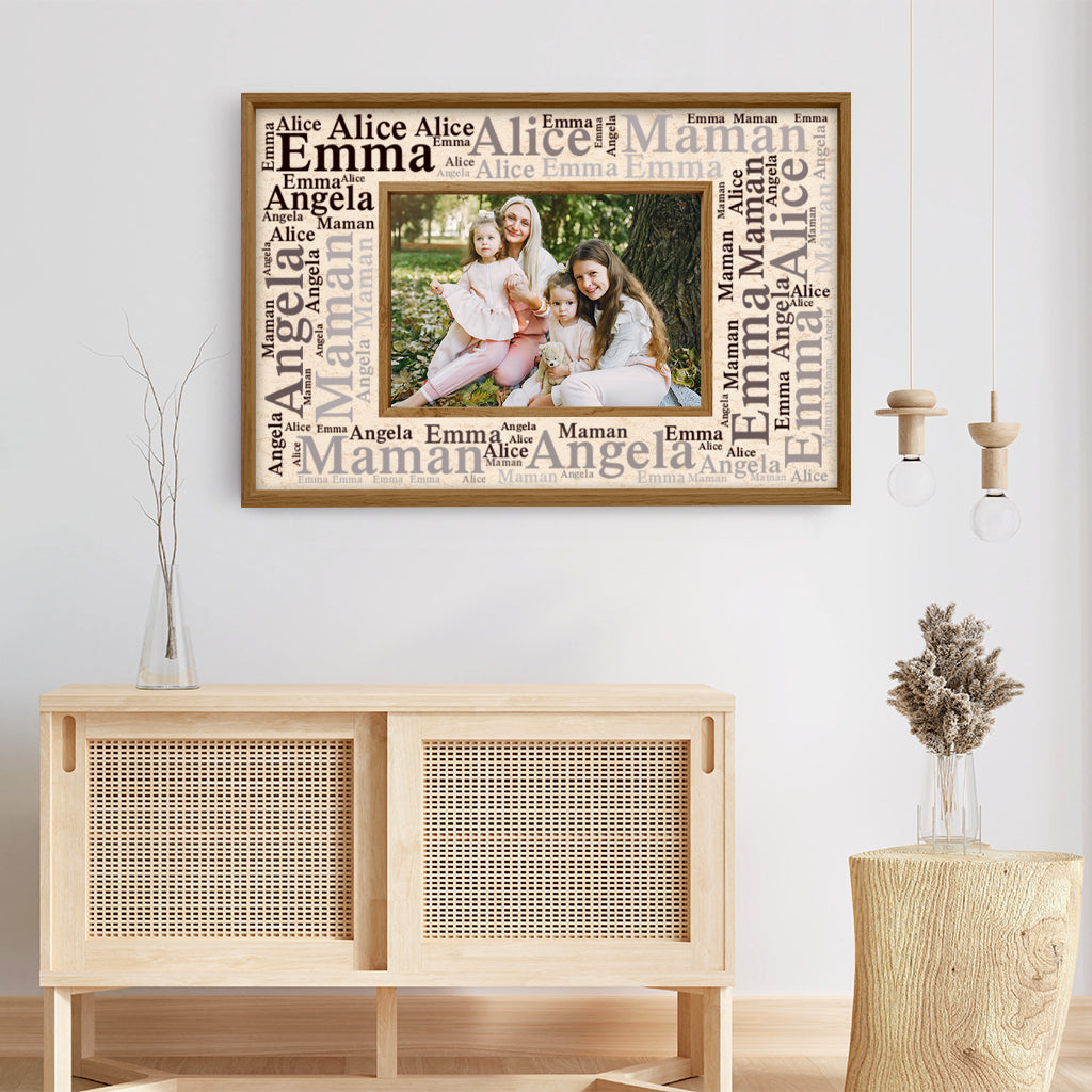 8702CFR3 toile personnalisee famille avec photo et prenom notre papa notre maman 8702cap5a