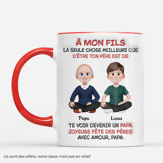 8710MFR1 mug personnalise cadeau maman fillefils joyeuse fete des meres et peres 8710maewe