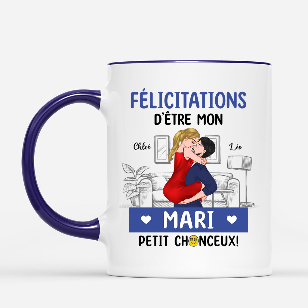8718MFR2 mug couple personnalise etre mon mari ma femme 8718mnpsg