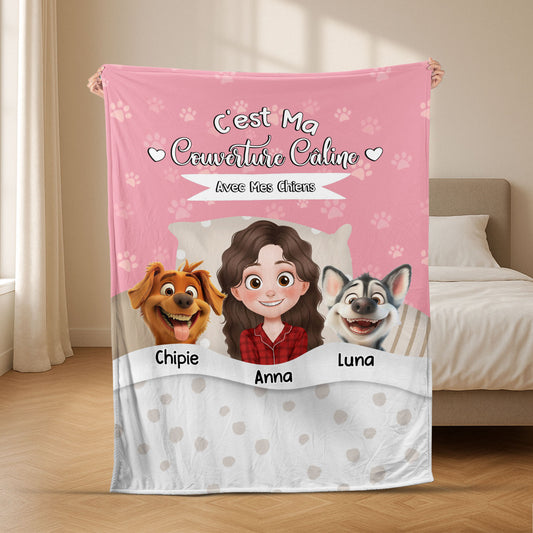 8724BFR1 plaid personnalise chien pour dormir ma couverture caline avec mon chien 8724b8hsc_2