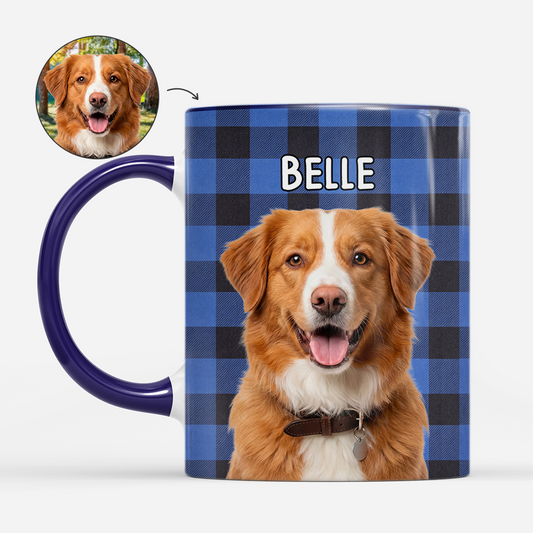 8763MFR1 mug personnalise chien chat avec photo cadeau chien original 8763m8chc