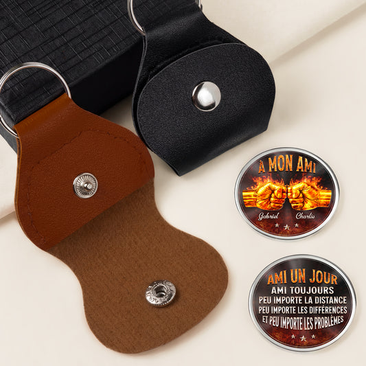 8782AFR2 calin de poche personnalise pour frere et ami frere pour toujours 8782aj6pmb