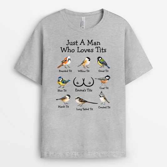 8798FR2 tee shirt personnalise couple avec humour jolies mesanges de ma femme _8798anhwg