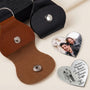 8802AFR2 calin de poche personnalise forme de coeur cadeau couple avec photo notre premier baiser 8802ajnqag