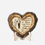 8802QFR1 effet dimpression 3d plaque bois personnalisee_ photo couple de notre premier baiser 8802qnpag