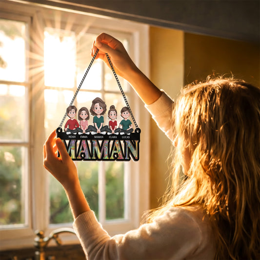 8851UFR2 effet dimpression 3d attrape soleil personnalise en acrylique cadeau original maman 8851unlma