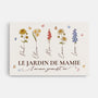 8885CFR1 tableau personnalise mamie maman le jardin de mamie avec amour 8885csyoa