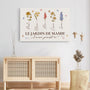 8885CFR3 tableau personnalise mamie maman le jardin de mamie avec amour 8885csyoa